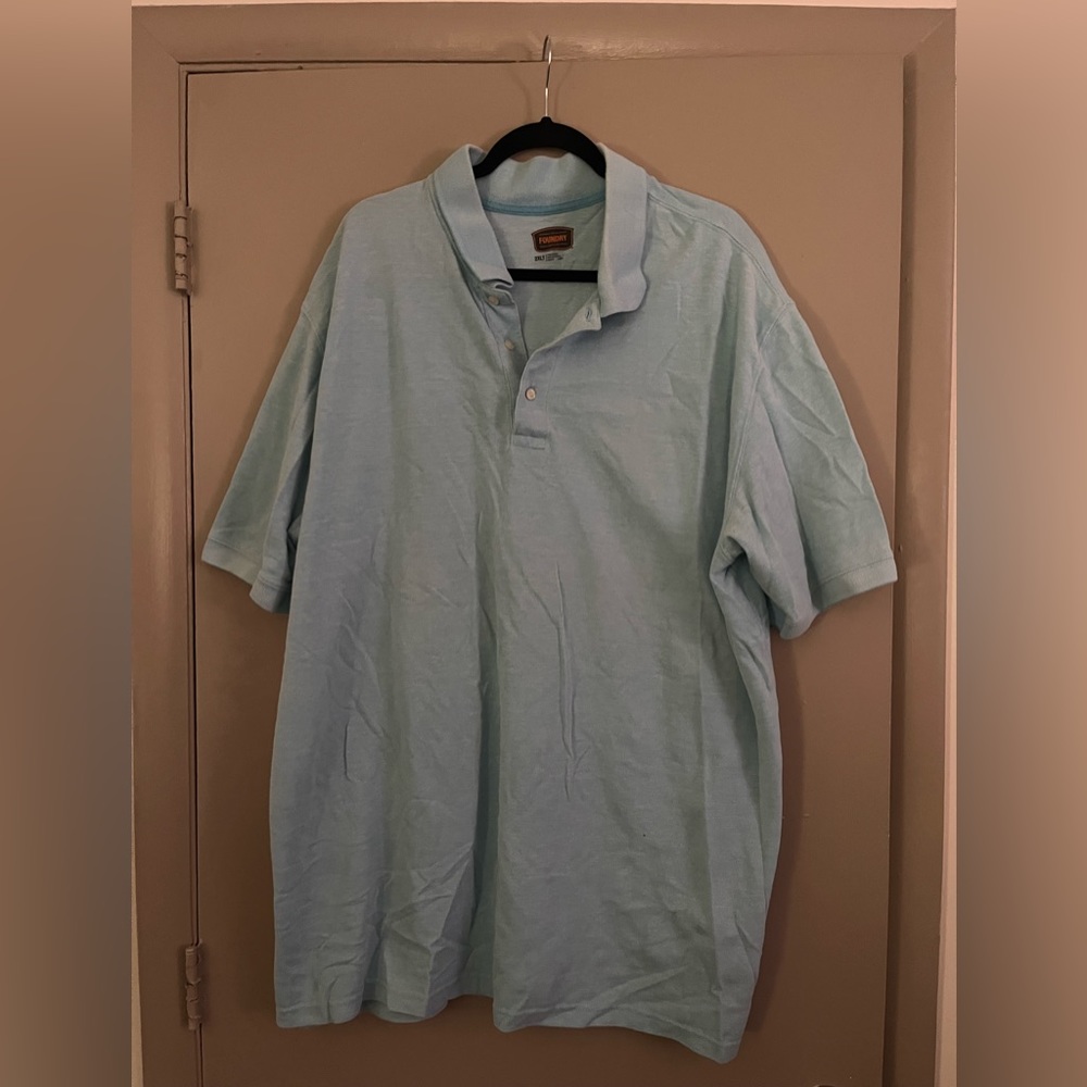 Foundry Light Blue Polo